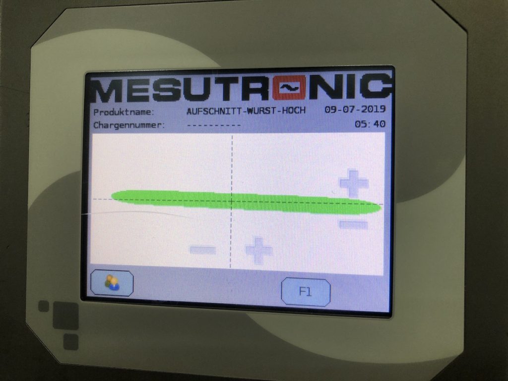 Mesutronic MN 7.0 metaldetector - Food Machinery Holland
